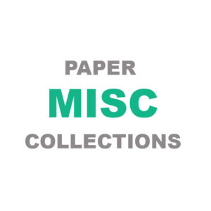 Misc Paper Collections